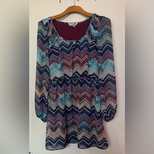 Long Sleeve Shear Dress